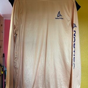 Nautica Orange Crew Neck Shirt